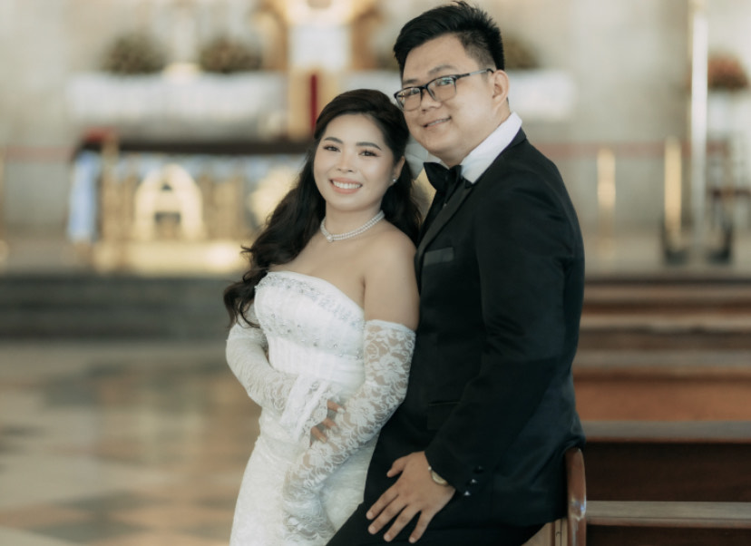 Renz and Emie during their engagement photoshoot
