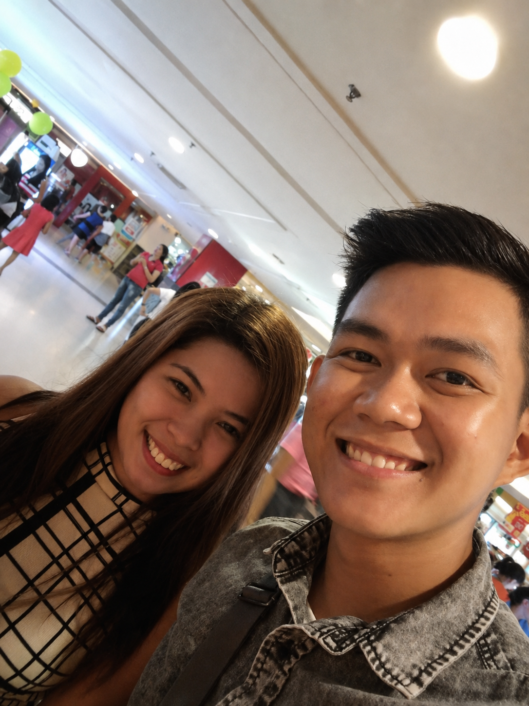 Renz and Emie on their first date